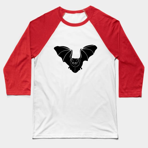 The Cute Bat Baseball T-Shirt by Sqpine